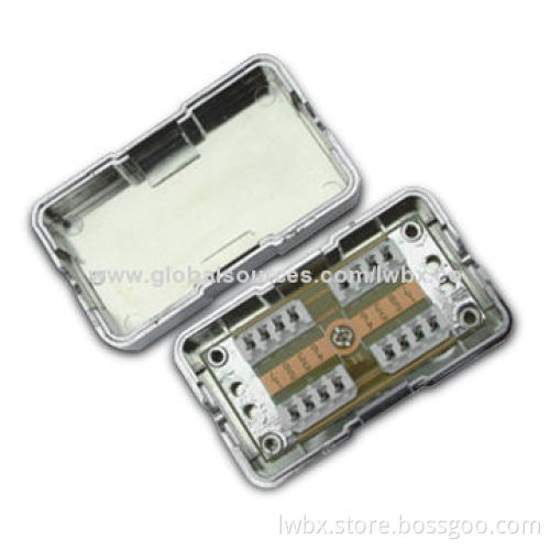 CAT5E Coupler with PC UL94V-0 Housing Material and FR-4 T=1.6mm PCB Material